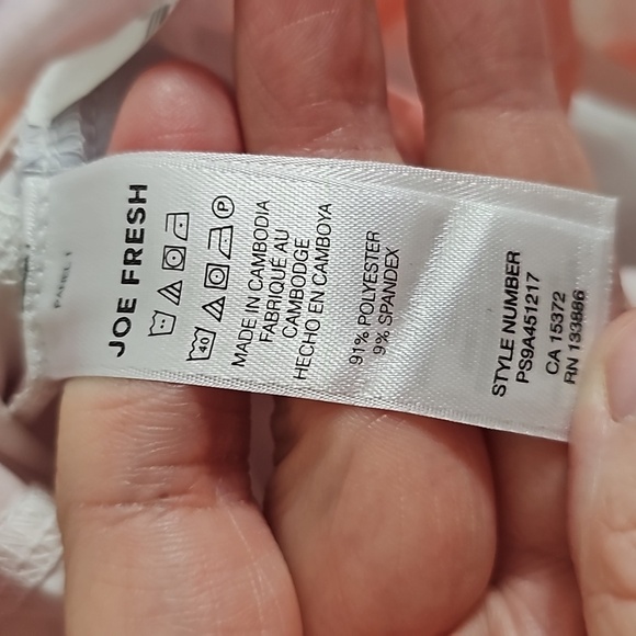 Joe Fresh Plus Women's Active Peach Pink & Purple Activewear Shorts Size 3X - Picture 7 of 7